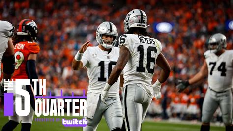 Instant Reactions To The Raiders Week 1 Win Over The Denver Broncos