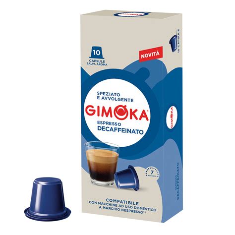 Gimoka Espresso Koffeinfrei - 10 Kapseln für Nespresso für 1,69