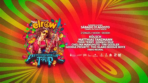 Elrow Vuelve A Tenerife Para Cerrar La Temporada De Festivales Wololo