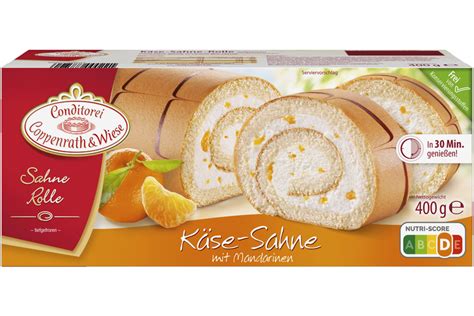 Käse Sahne Rolle mit Mandarinen Coppenrath Wiese