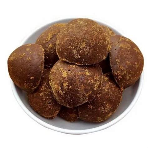 Solid Natural Organic Palm Jaggery Shape Round At Best Price In Hasanpur