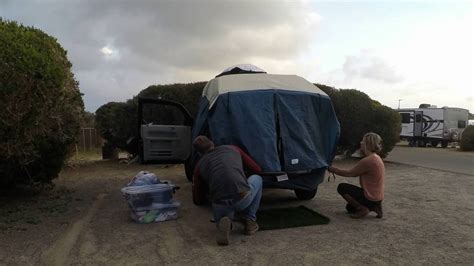 Setting Up A DAC Explorer 2 Tent On A Honda Element YouTube