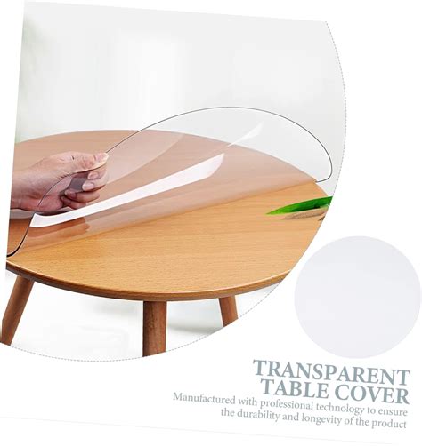 Bestoyard Manteles Individuales Transparentes De Pvc Para Mesa De