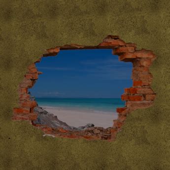 Second Life Marketplace - Walltattoo "Hole in the Wall" Beach-1