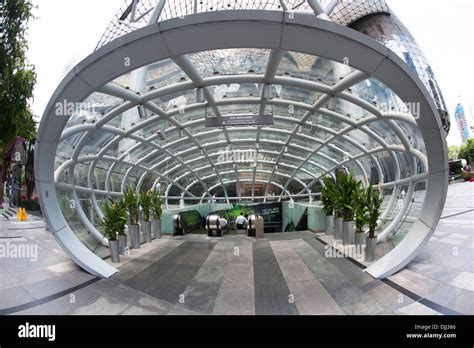 Ion Orchard Entrance Stock Photo Alamy