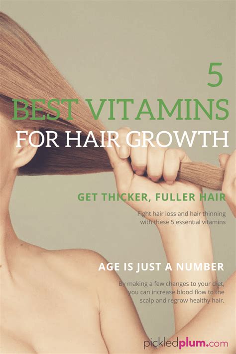 5 Best Vitamins For Hair Growth | Pickled Plum