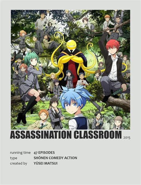 Assassination Classroom En 2021 Affiches De Films Style Minimaliste