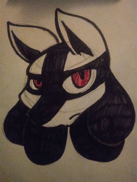 Lucario Head Shot By Pokeyinmypocket On Deviantart