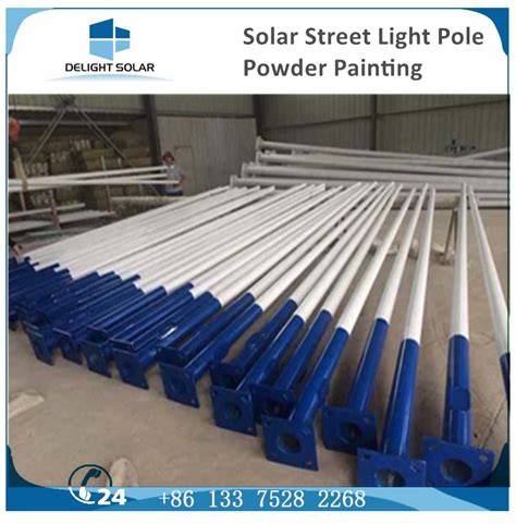 China Manufacturer Hot DIP Galvanized Octagonal Single Double Arm Solar Street Light Pole