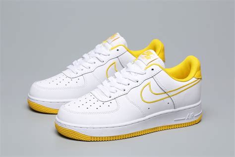 Nike Air Force 1 Low ’07 Leather “Ochre” White Yellow - FavSole.com