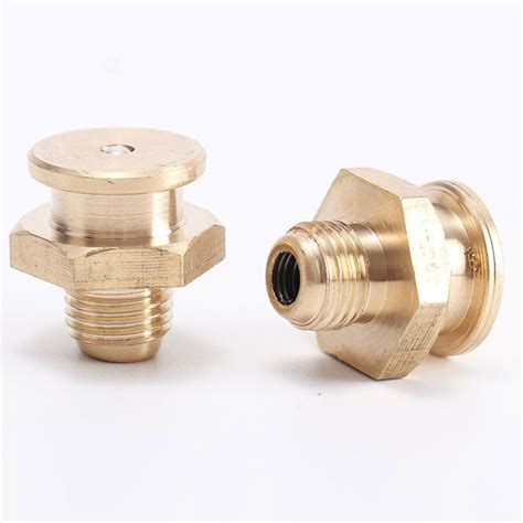 M M M M M M Brass Button Type Head Grease Nipple Grease