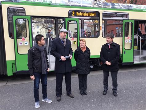 B Rgermeister Steffen Scheller Bekenntnis Zur Stra Enbahn Neue