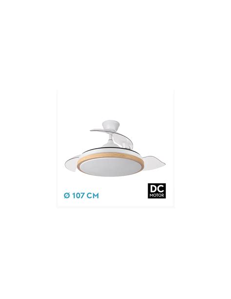 Ventilador Dc Evros Blanco Haya