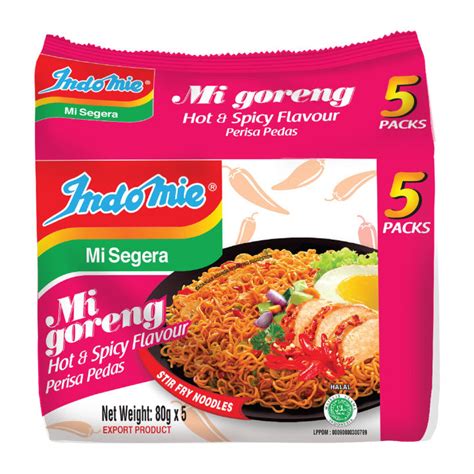 Indomie Mi Goreng Hot And Spicy Flavour Instant Noodles X G Lazada Singapore