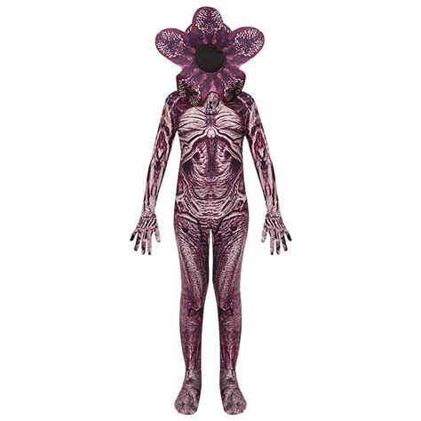 Demogorgon Costume For Kids Boys Stranger Events Scary Halloween Flower