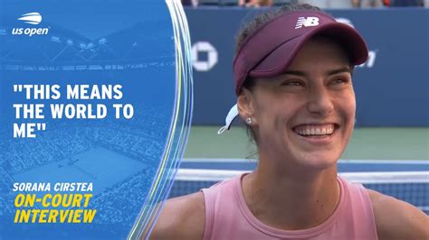 Sorana Cirstea On-Court Interview | 2023 US Open Round 4 - VCP Tennis