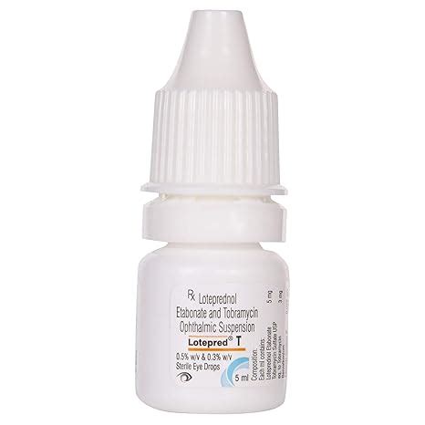 Lotepred T Bottle Of 5 Ml Eye Drops Amazon In Health Personal Care