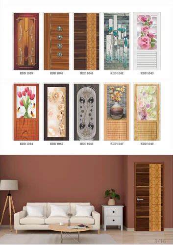 PVC Wpc Digital Printed Door Size Dimension 84x36 Thickness 30mm At