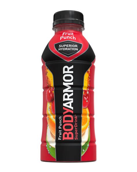 Bodyarmor Sports Drink Fruit Punch 16 Oz Bottles 12 Pack