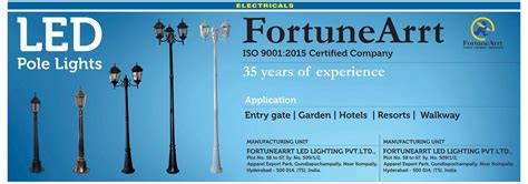 Fortune Arrt Led Pole Lights Ad Advert Gallery