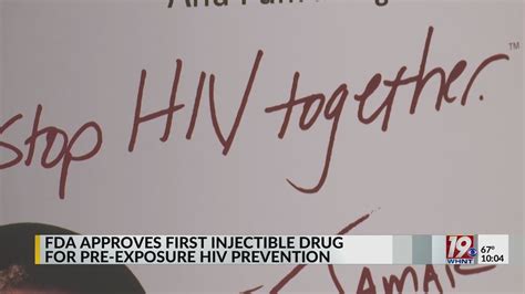 FDA Approves First Injectable Drug For Pre Exposure HIV Prevention