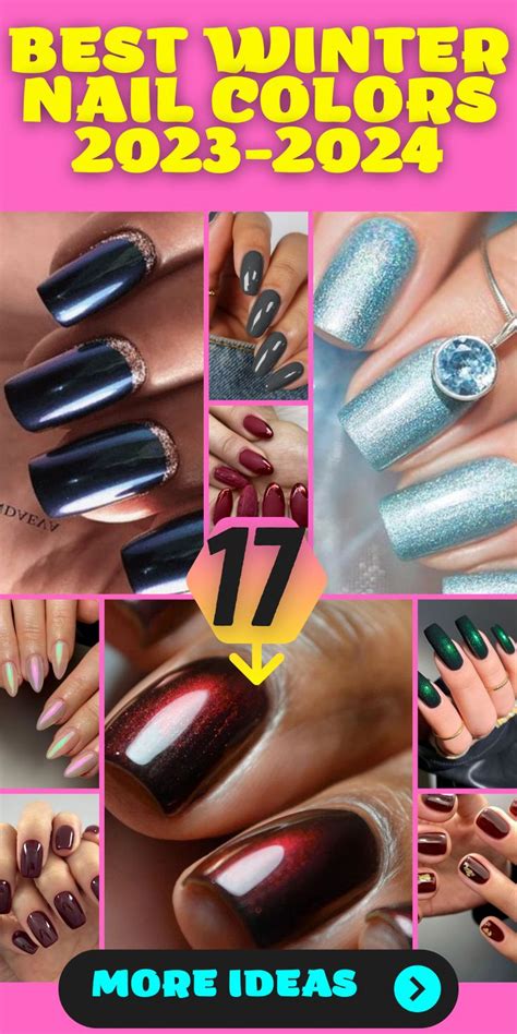 Chic Oval Best Winter Nail Colors 2023 2024 Elevate Your Winter Look