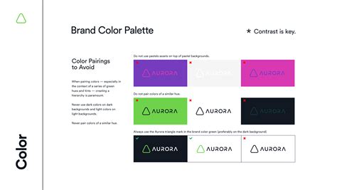 Aurora - brand identity, guideline and assets.