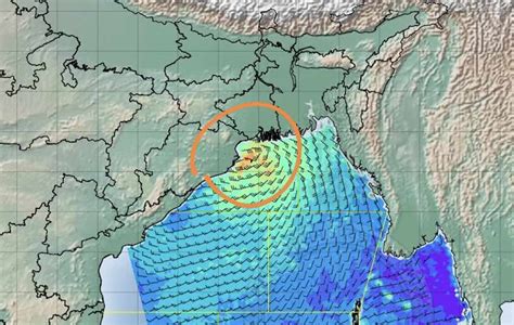 Severe Cyclonic Storm Dana Makes Landfall Between Paradip