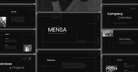 Minimalist Black & White Architecture Presentation Incl. powerpoint ...