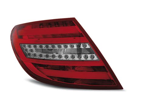 Coppia Fari Led Bar Posteriori Mercedes Classe C W204 Berlina 07 10