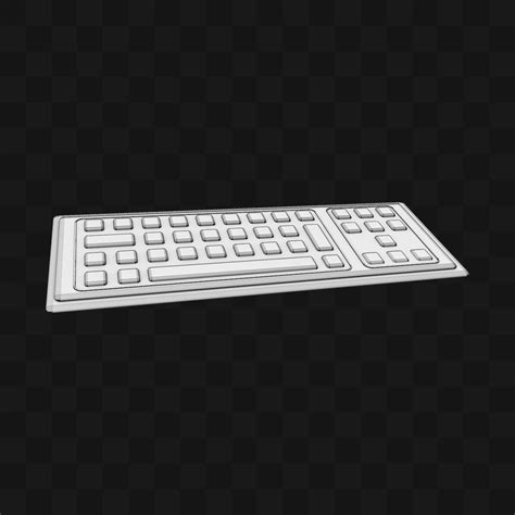 Teclado Cartoon Desenho Modelo 3d Download Designi