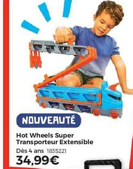 Promo Hot Wheels Super Transporteur Extensible Chez PicWicToys ICatalogue Fr