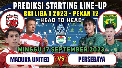 Madura United Vs Persebaya Prediksi Starting Line Up Bri Liga