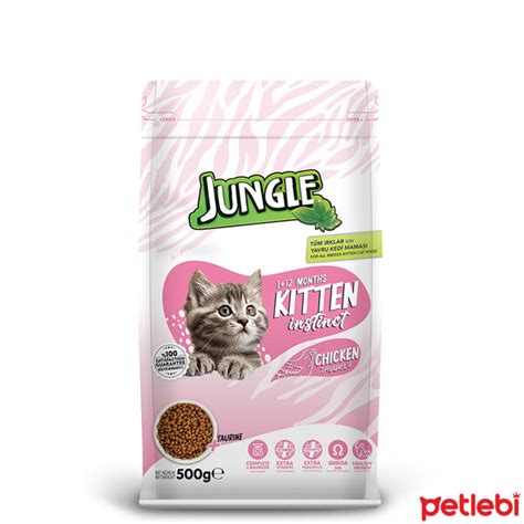 Jungle Tavuklu Yavru Kedi Maması 500gr Satın Al Petlebi