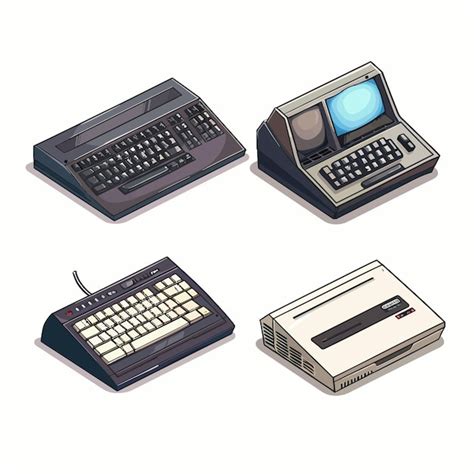 Keyboards Computers Premium AI Generated Vector