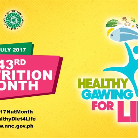 Schedule of Activities for the Nutrition Month – DepEd Dagupan