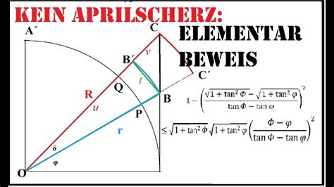 Elementarer Beweis Einer Differential Identit T Ableitung Von Arcus