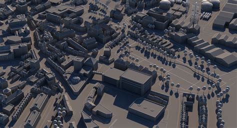 3d City Map 3d Model Cgtrader