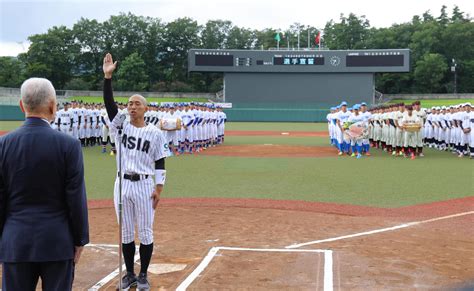 東都大学リーグが福島県で開幕 「熱い戦いを」亜大・田中幹也が宣誓 春の大分県に続く地方開催 アマ野球写真ニュース 日刊スポーツ