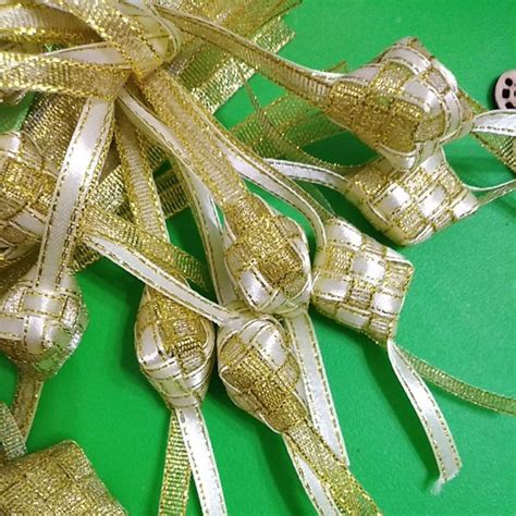 Jual Ready Ketupat Pita Mini Hiasan Parcel Hampers Lebaran Idul Fitri