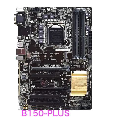 ASUS B150 PLUS 마더보드 64GB LGA 1151 DDR4 ATX B150 VGA DVI 메인보드 노트북 마더보드