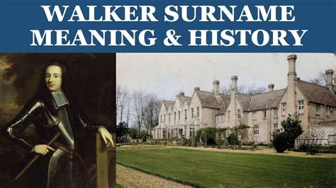 Walker Surname History Youtube