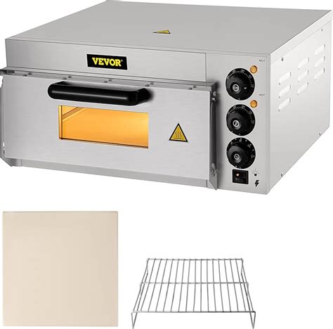 Forno Pizza Elettrico Vevor Dolci Carne Pesce Camera Singola 2000w