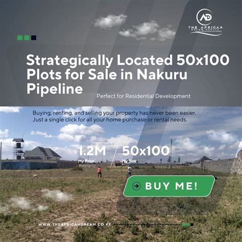 Strategically Located 50x100 Plots For Sale In Nakuru Pipeline