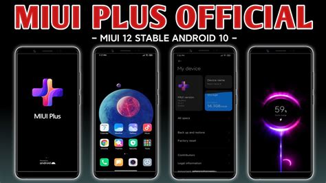 Install ROM MIUI PLUS OFFICIAL MIUI 12 STABLE ANDROID 10 REDMI NOTE 8