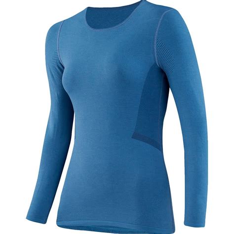 Loeffler Transtex Warm Hybrid Long Sleeve Base Layer Blue Trekkinn