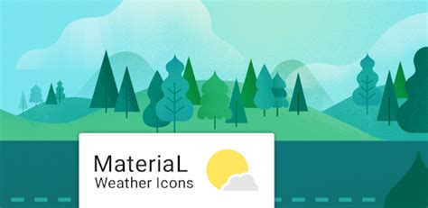 Material Weather Icon Set For Chronus Android App