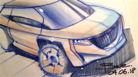 Car Sketching Tutorial P26 Sketches Tutorial Car Car Design