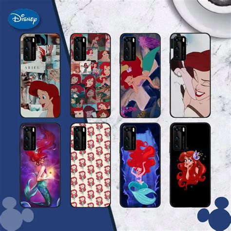 Disney Funda De Teléfono De La Princesa Ariel Para Huawei P40 P30