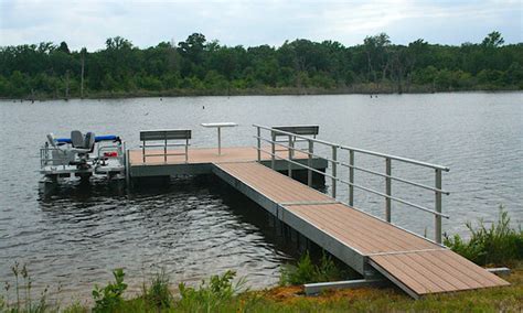 Steel Framed Floating Docks Floating Docks For Ponds And Lakes — Pond